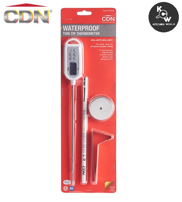 เทอร์โมมิเตอร์ก้านยาวกันน้ำ CDN DTW450L ขนาด 20 ซม._5